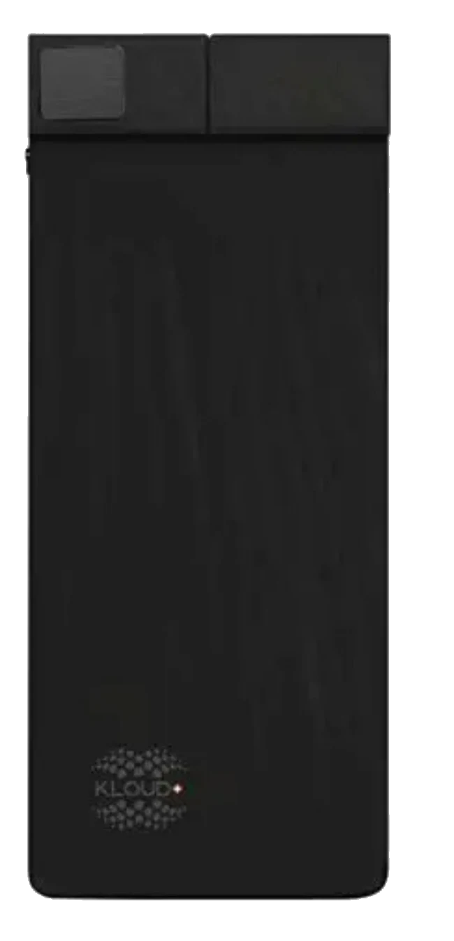 Black fitted protective KLOUD cover
