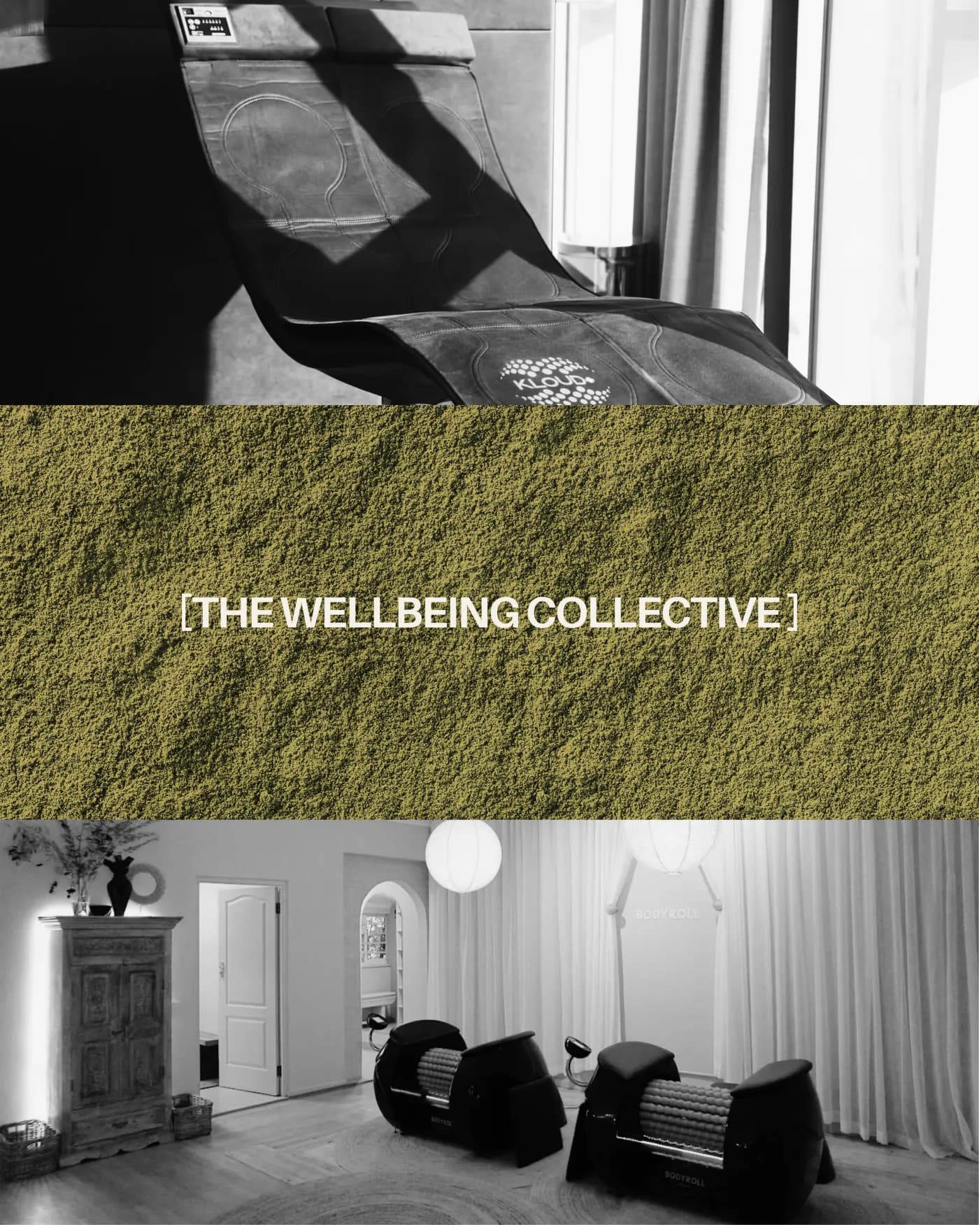 The Wellbeing Collective spaces and recovery equipment
