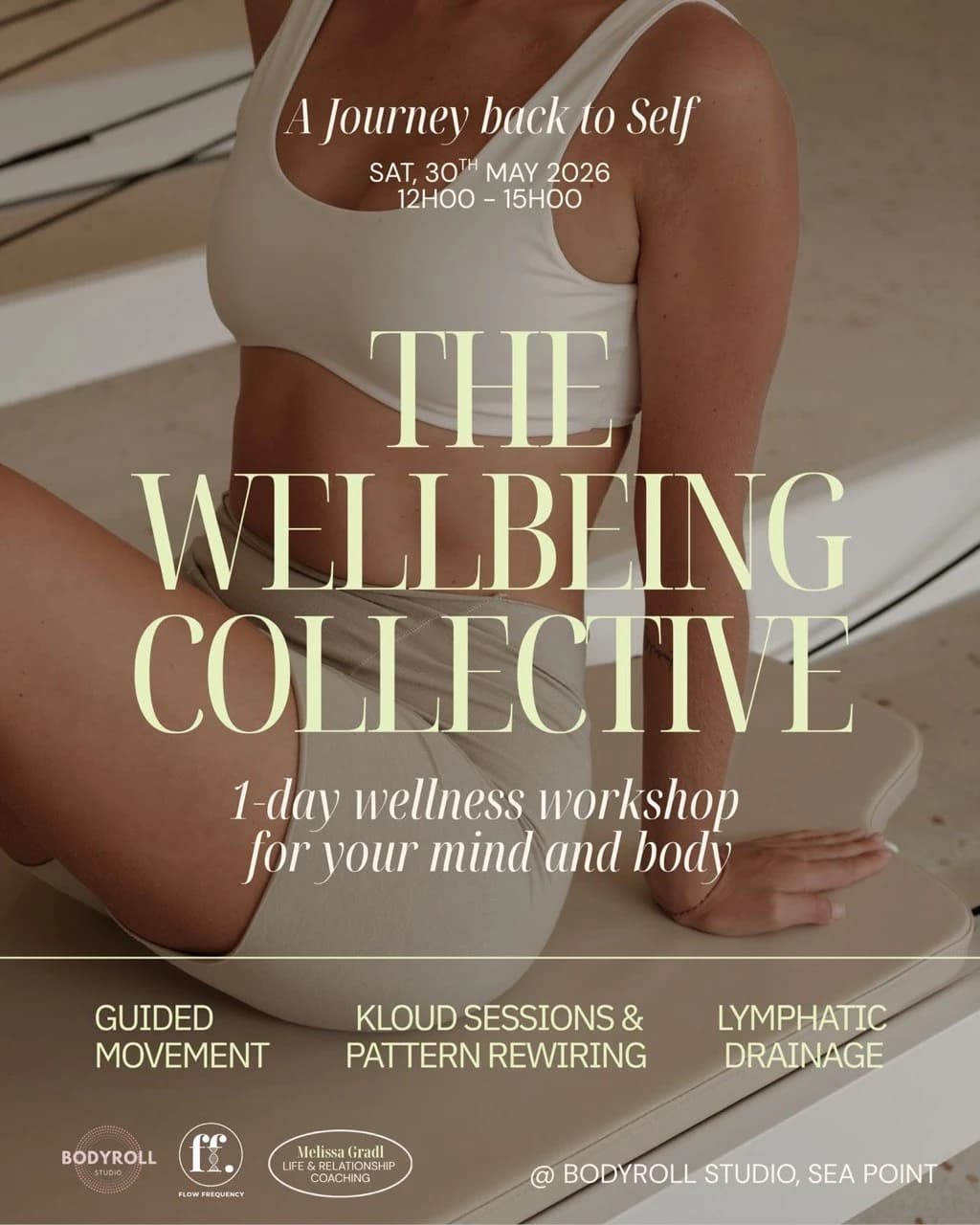 A Journey Back to Self wellness workshop event artwork