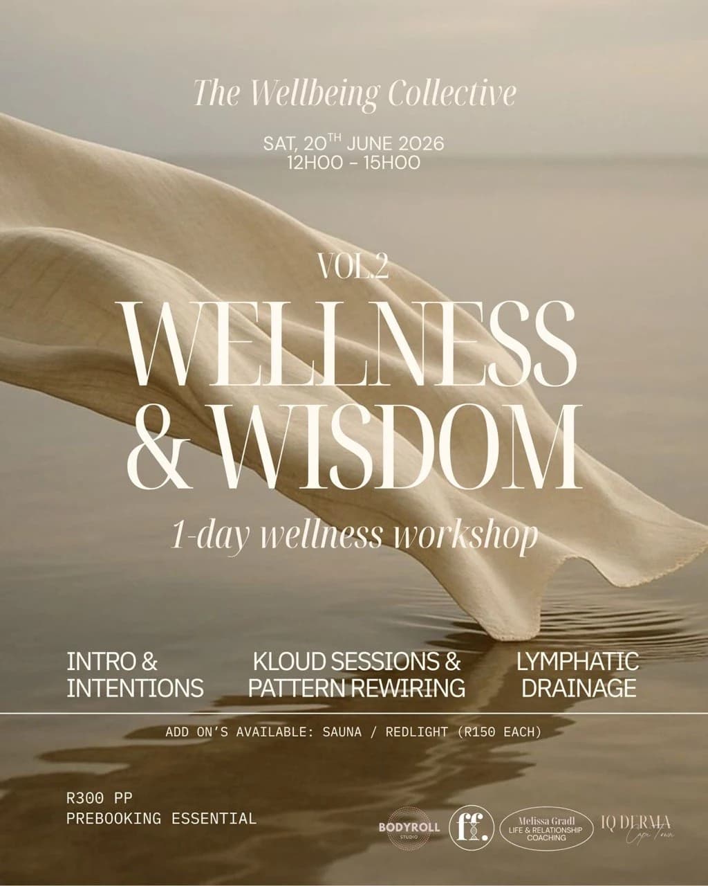 Wellness and Wisdom one-day workshop event artwork